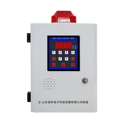 Controlador de alarma de gas montado en la pared de canal único RS485 4-20mA Panel de control de gas