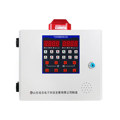 Control de alarma de gas de dos canales 2.5 kg RS485 4-20mA Panel de control del detector de gas