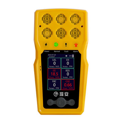 BTQ-YA-C100FT Detector de gas portátil CO O2 H2S LEL Analisador de gas portátil