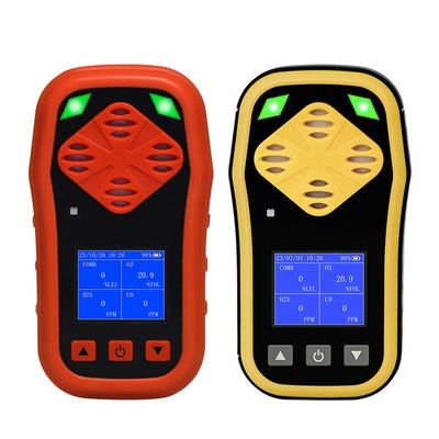 YA-CDX4 Cuatro monitores de gas personales H2s CO O2 CH4 4 en 1 Monitor de gas portátil certificado ATEX