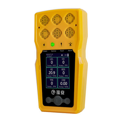 ROSH Detectores de gas portátiles múltiples ABS Material Analisador de gas de amoníaco