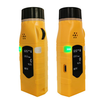 NH3 CH4 CO H2S Analisador portátil de detector de gas único con pantalla LCD de 1.3 pulgadas