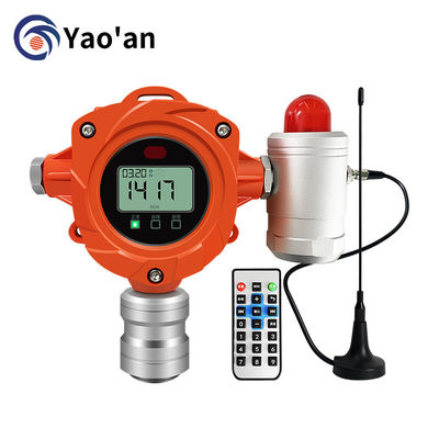Detector de gas fijo IP67 montado en la pared para alarma de fuga de gas industrial