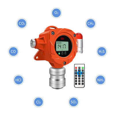 Detector de gas fijo montado en la pared Detector de gas C2h6 So2 con sensor inteligente