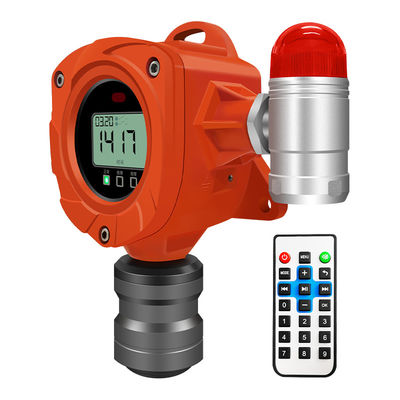 Detector de gas fijo en línea, montado en la pared, detector de gas único de amoníaco de 0 a 100 ppm para la granja