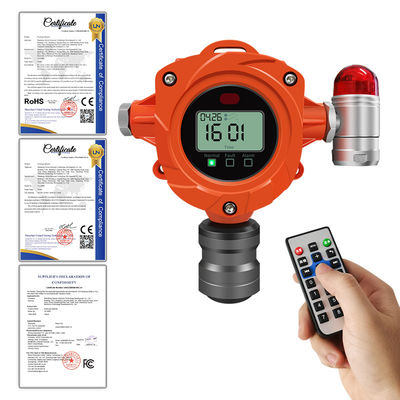 Detector de gas infrarrojo en línea IP67 para detección de CO2 CH4 a través de la interfaz RS485/4-20mA