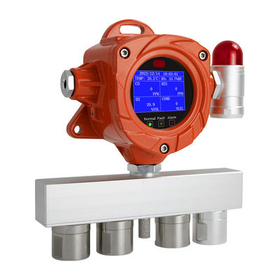 Detector de hidrógeno fijo de pared 4 en 1 detector de multigas