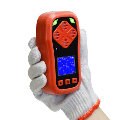 Analisadores de gas múltiple CDX4 Detector portátil de gas múltiple con sensor 4 en 1