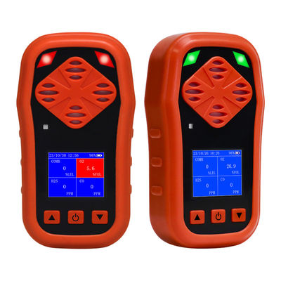 Detectores de monóxido de carbono portátiles Analista de amoníaco portátil Detector de gas múltiple 4 Gas