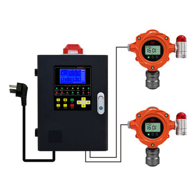 Panel de control de alarma de gas de zona 16 Industria Detector de gases combustibles y tóxicos
