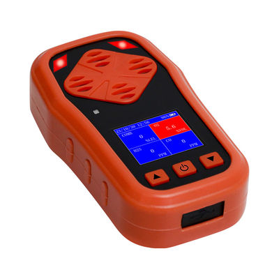 YAOAN CDX4 4 en 1 detector de gas multi portátil O2 / CO / H2S / EX detector de gas con pantalla LCD