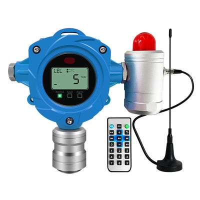 Detector fijo de gases Detector de fugas de gases industriales con sensor de H2S C02 CO CH4