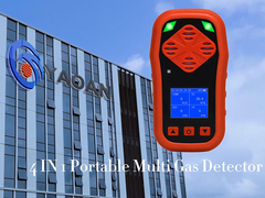 Detectores de gas portátiles 4 en 1 con bomba h2s co o2 ch4 Monitor de fugas de gas
